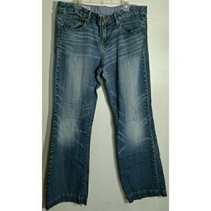 Gap 1969 Sexyboot 14R Slightly Distressed Jeans